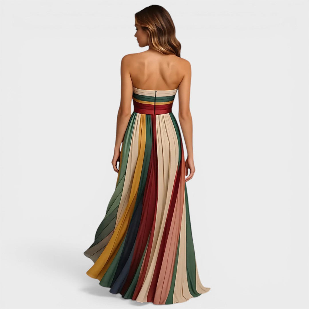 MONICA™ Elegante Fluidez: Vestido Max