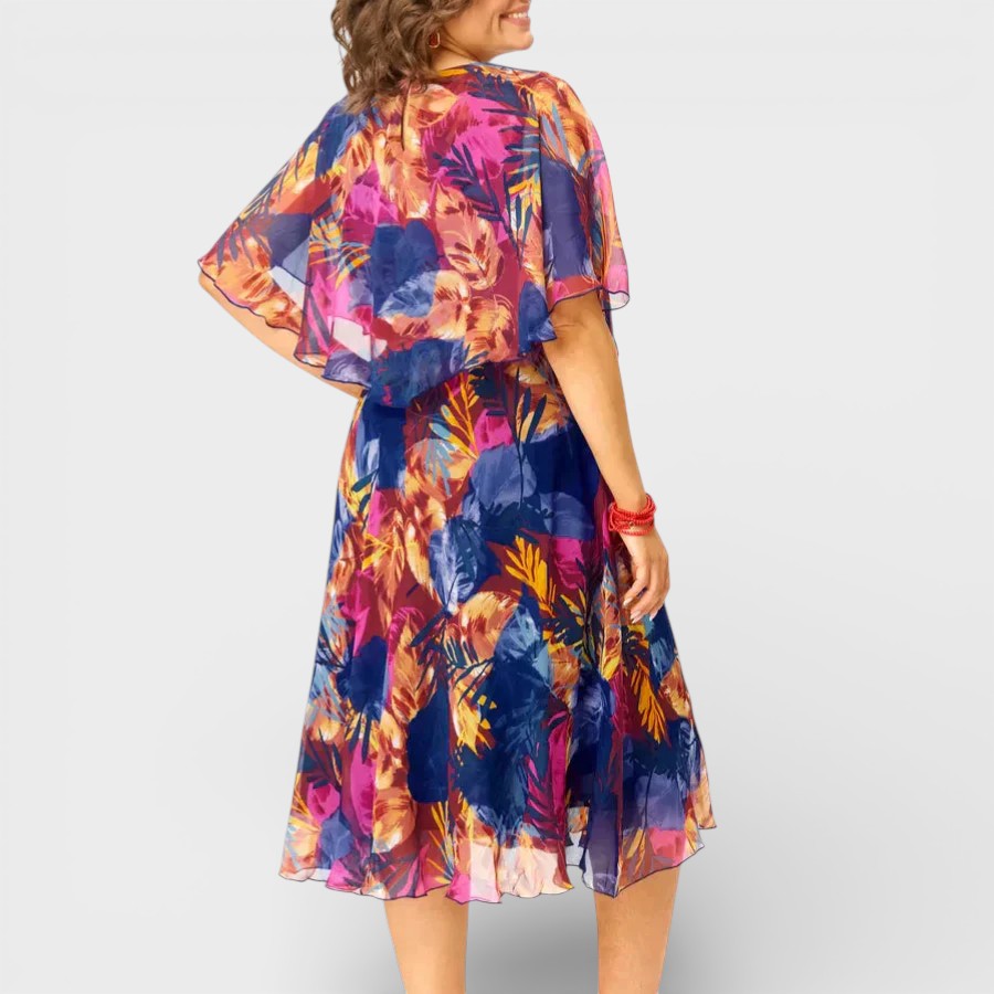 ADRIANA™ Esencia Eterea: Vestido de gasa fluida