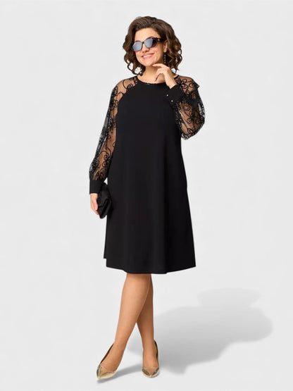 SILVIA™ Brilla en cualquier ocasión con Elegante vestido midi para eventos especiales