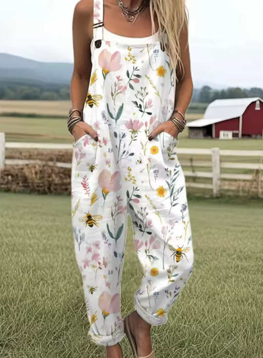 ATENEA™  Mono con estampado floral elegante