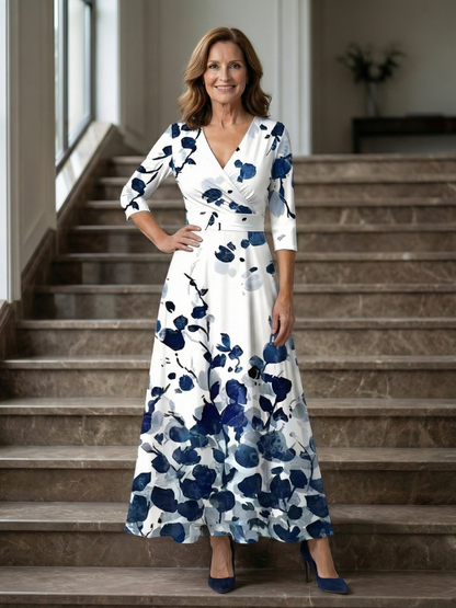 EMILIA™ Encanto Cruzado: Vestido Midi para Lucir con Estilo