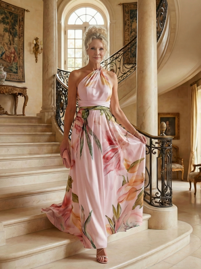 FERNANDA™ Maxi Floral Elegante: Vestido para lucir en cualquier ocasión