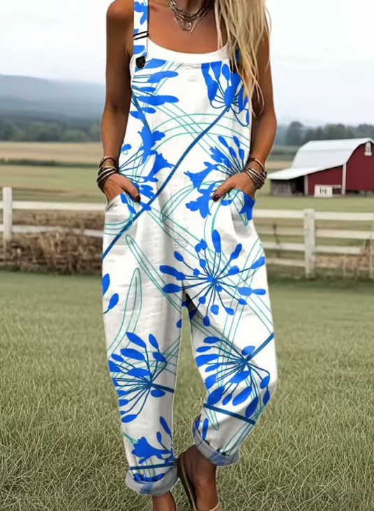 ATENEA™  Mono con estampado floral elegante