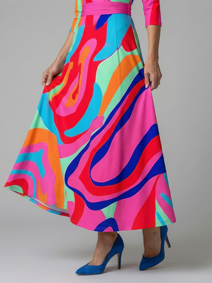 EMILIA™ Encanto Cruzado: Vestido Midi para Lucir con Estilo