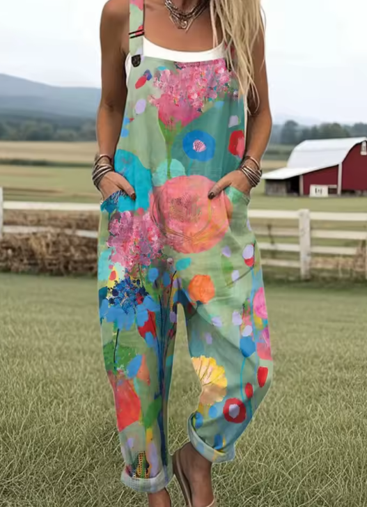 ATENEA™  Mono con estampado floral elegante