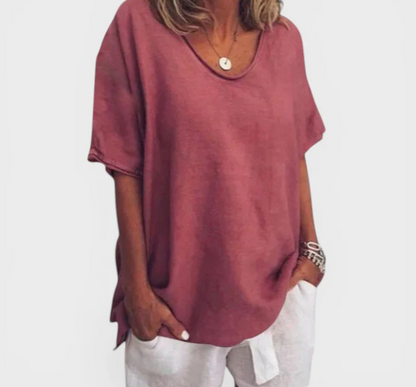 ELENA™ Blusa cómoda y fluida