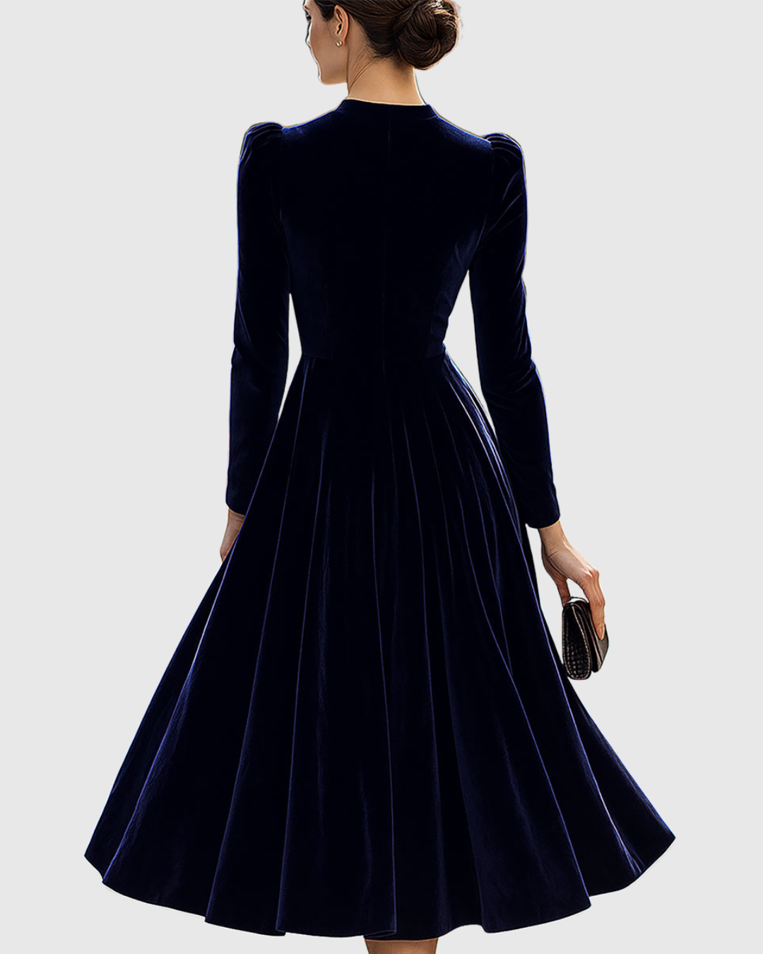 MARIANA™ Deslumbra en azul con el Vestido Midi - Elegancia que enamora