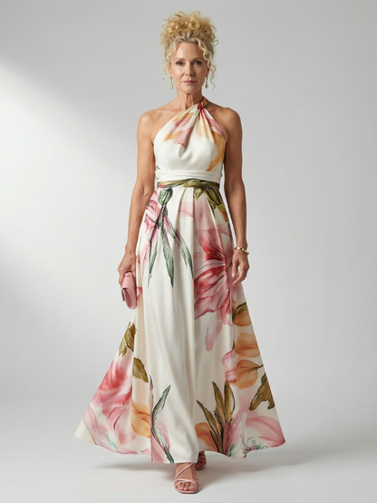 FERNANDA™ Maxi Floral Elegante: Vestido para lucir en cualquier ocasión