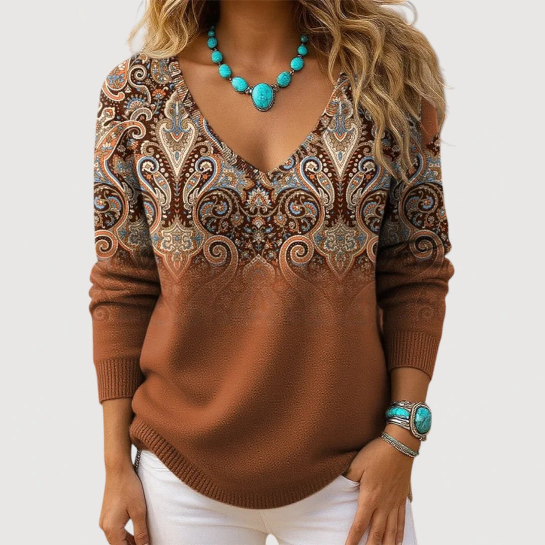 LEONA™ Esencia Escotada: Top LEONA™ con Escote en V