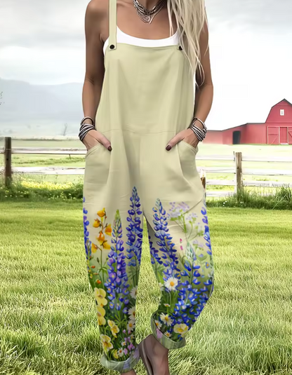 LORENA™ Mono con estampado de campos