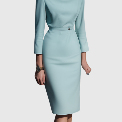 MILA™  Esplendor Midi: El Vestido Elegante que Debes Descubrir
