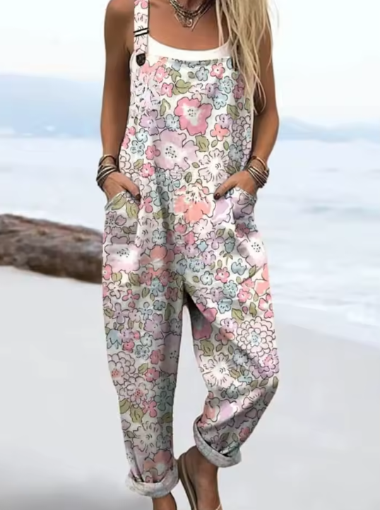 ATENEA™  Mono con estampado floral elegante