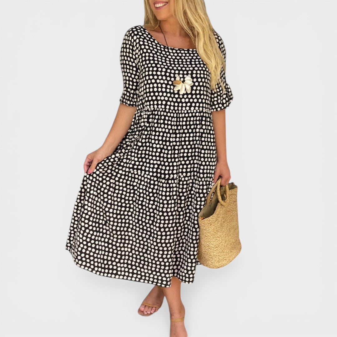 SONIA™ Magia en movimiento | Vestido midi elegante y fluido