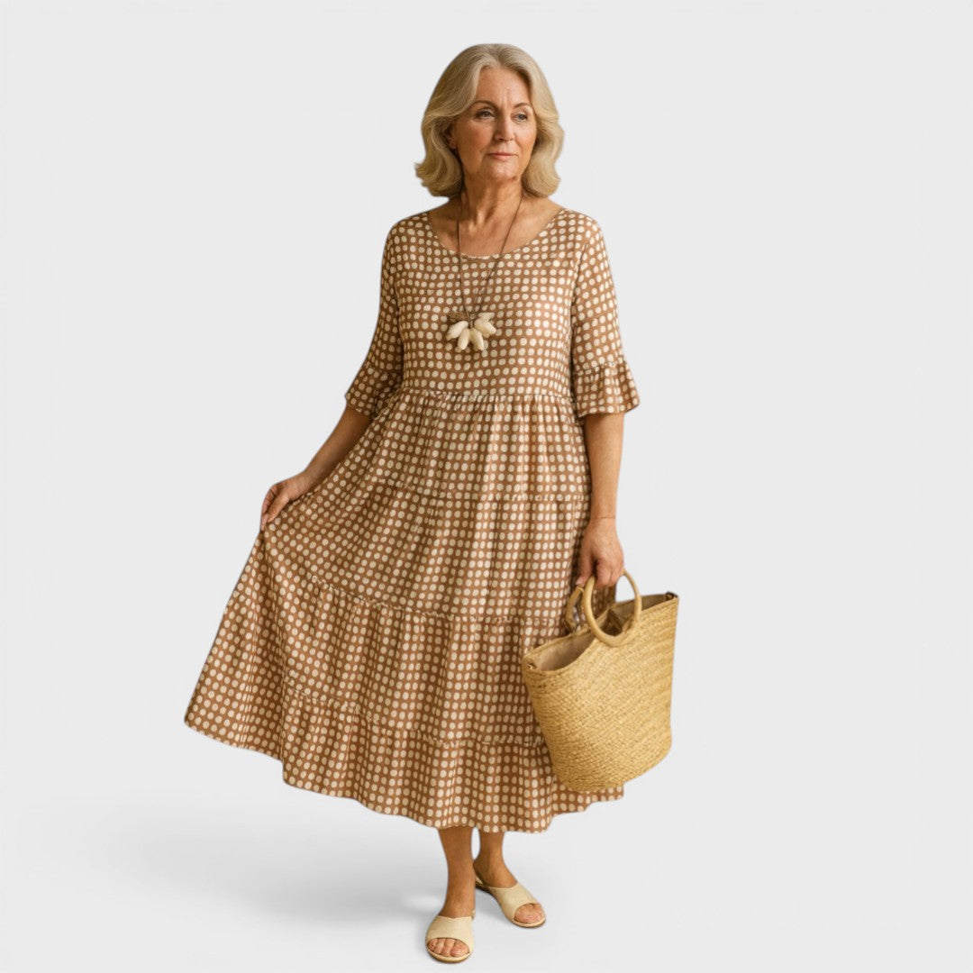 SONIA™ Magia en movimiento | Vestido midi elegante y fluido