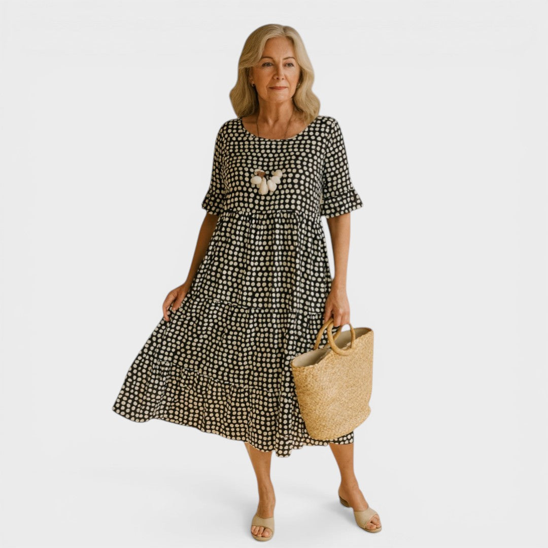 SONIA™ Magia en movimiento | Vestido midi elegante y fluido