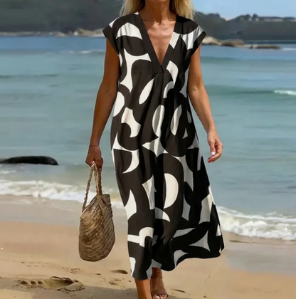 LUISA™ Vestido con detalles calados