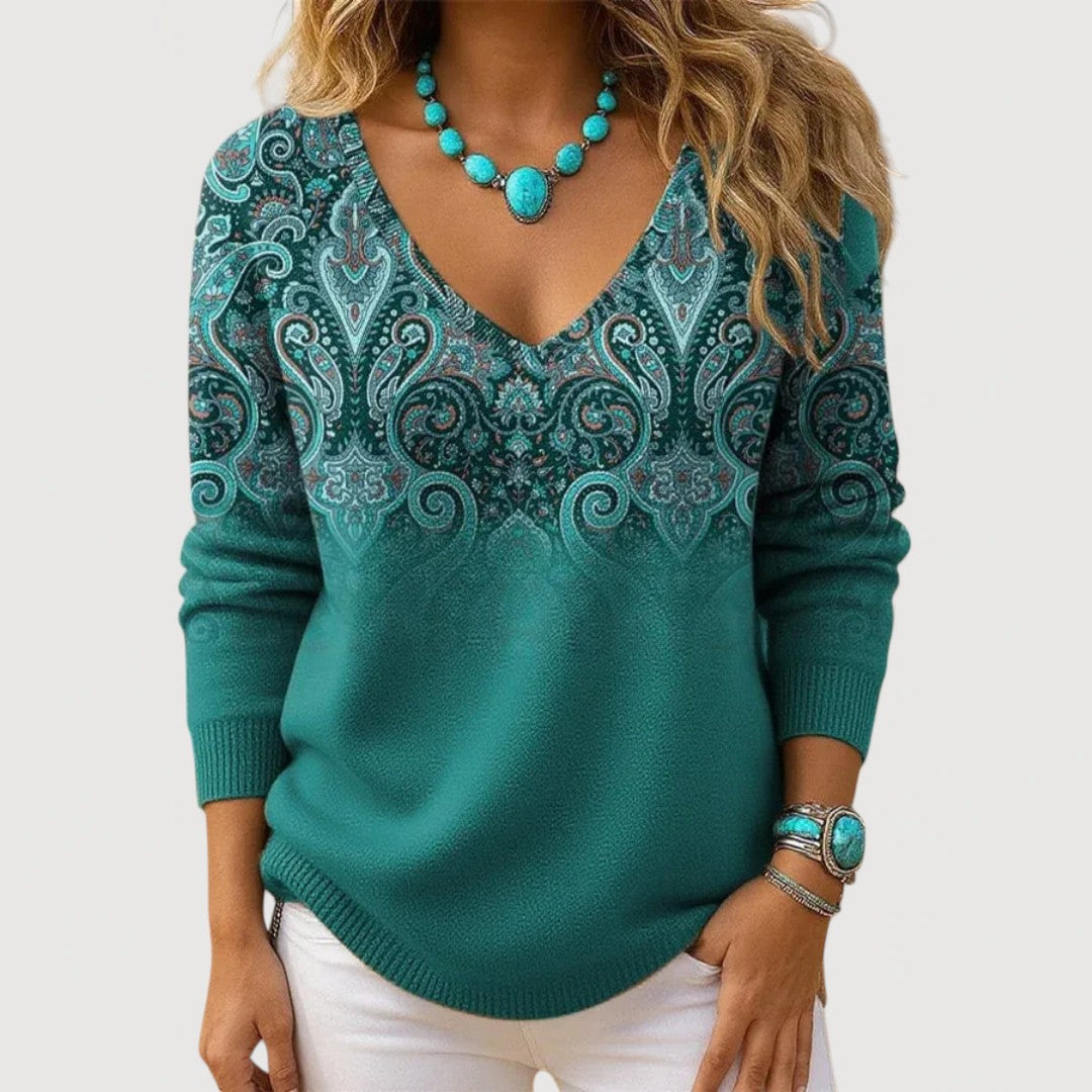 LEONA™ Esencia Escotada: Top LEONA™ con Escote en V