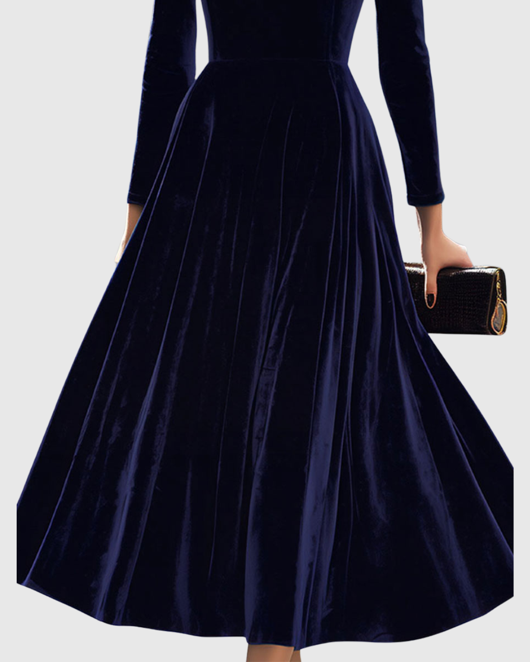 MARIANA™ Deslumbra en azul con el Vestido Midi - Elegancia que enamora
