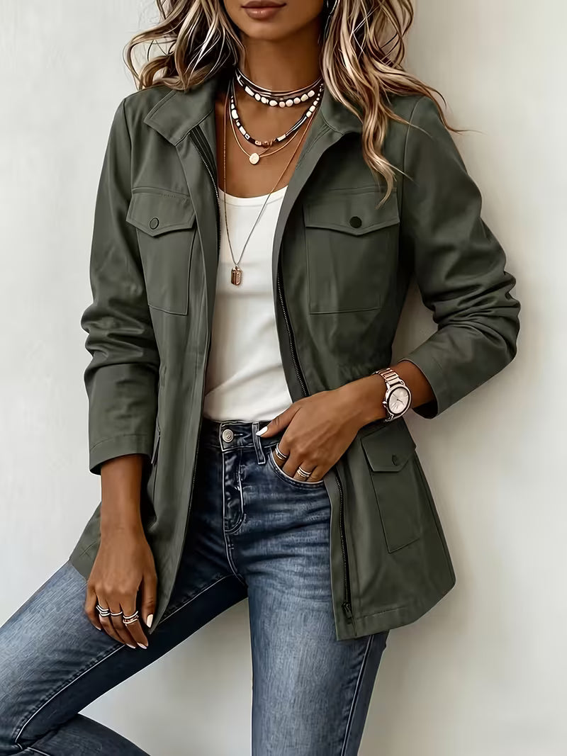Renata | Chaqueta Utilitaria con Bolsillos