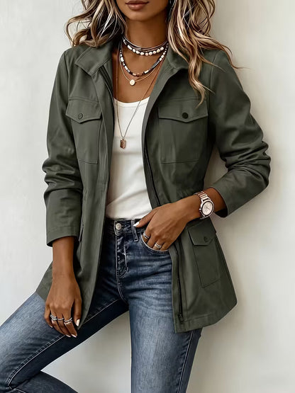Renata | Chaqueta Utilitaria con Bolsillos