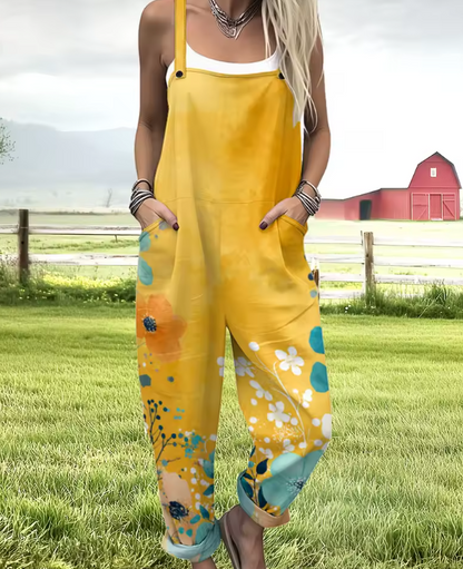 LORENA™ Mono con estampado de campos