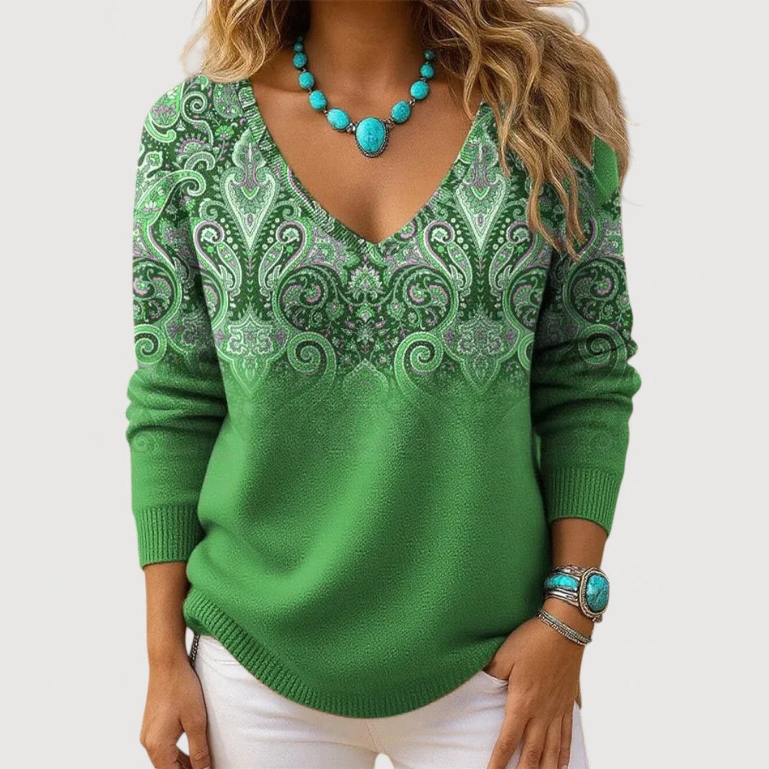 LEONA™ Esencia Escotada: Top LEONA™ con Escote en V