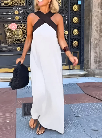 MARTINUCA™ Vestido de corte cruzado