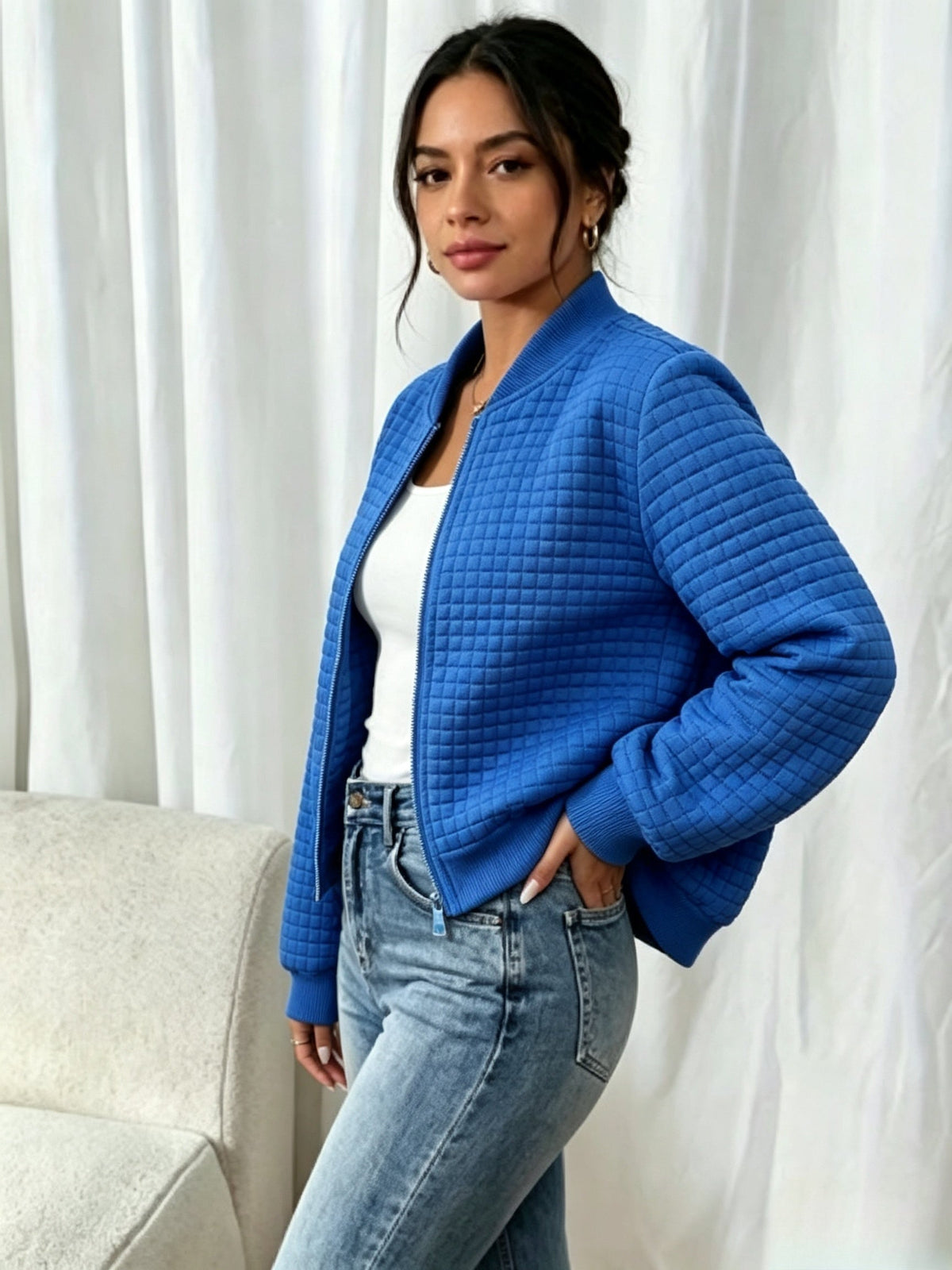 Miriam | Chaqueta Corta que No Marca la Barriga