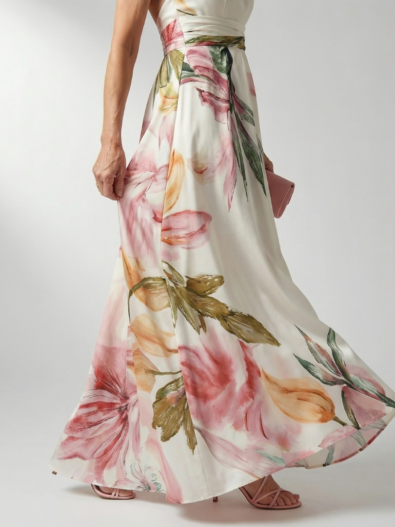 FERNANDA™ Maxi Floral Elegante: Vestido para lucir en cualquier ocasión