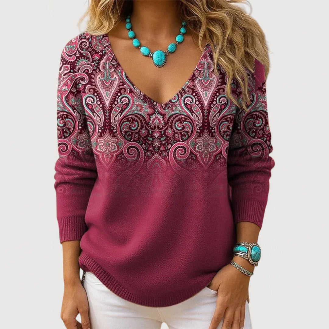 LEONA™ Esencia Escotada: Top LEONA™ con Escote en V