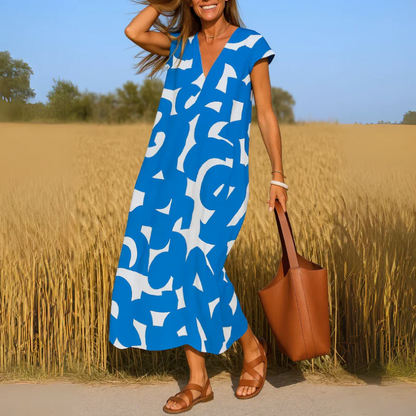 LUISA™ Vestido con detalles calados
