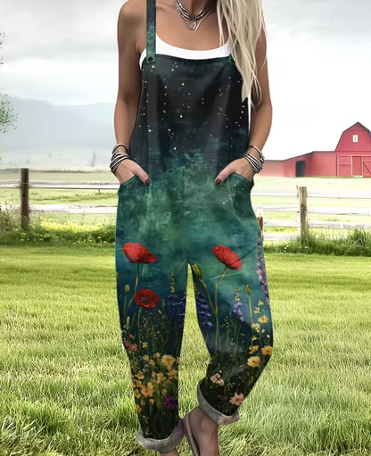 LORENA™ Mono con estampado de campos