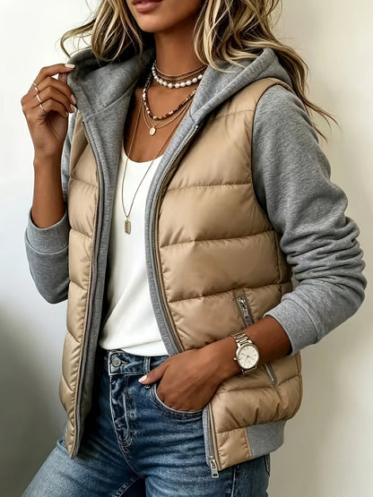 Amalia | Chaqueta Acolchada que Parece Dos Prendas