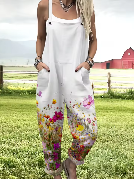 LORENA™ Mono con estampado de campos