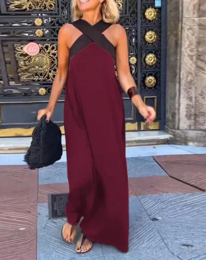 MARTINUCA™ Vestido de corte cruzado