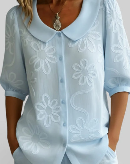 JULIA™ Blusa floral ligera y elegante