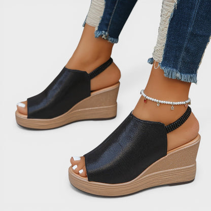 ROSA™ |  Pies Felices: Sandalias Cuña Ortopédicas para una Comodidad Inigualable