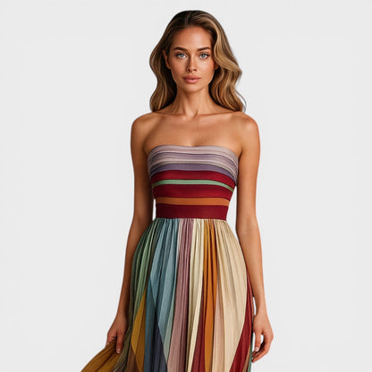 MONICA™  Elegante Fluidez: Vestido Max 
