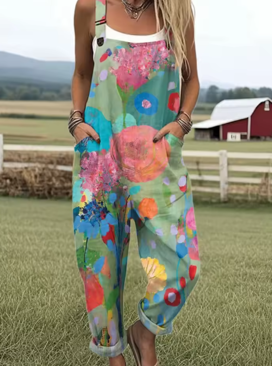 ATENEA™  Mono con estampado floral elegante
