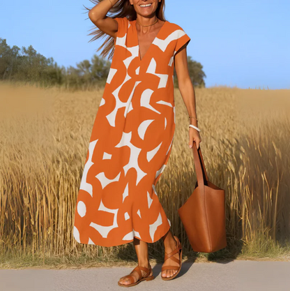 LUISA™ Vestido con detalles calados