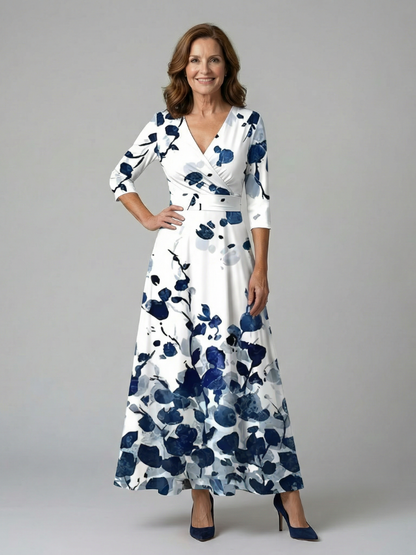 EMILIA™ Encanto Cruzado: Vestido Midi para Lucir con Estilo