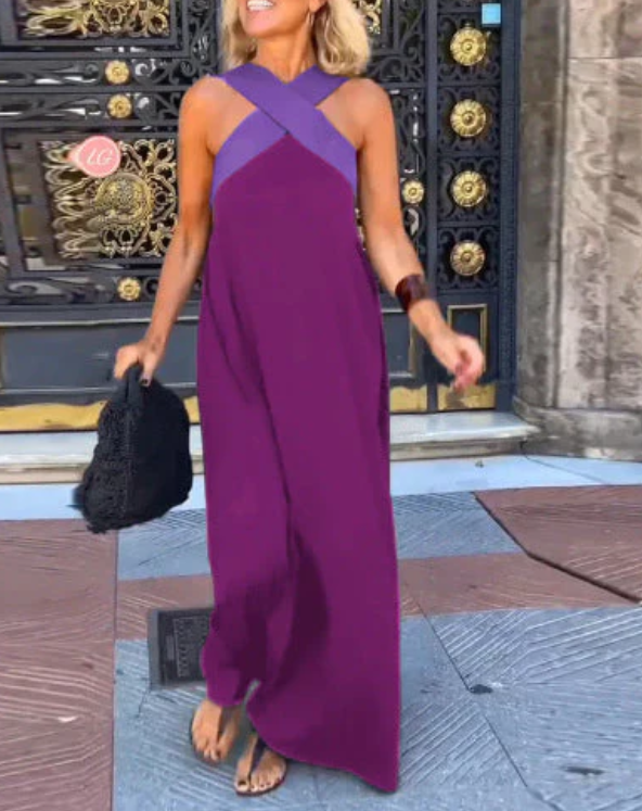 MARTINUCA™ Vestido de corte cruzado