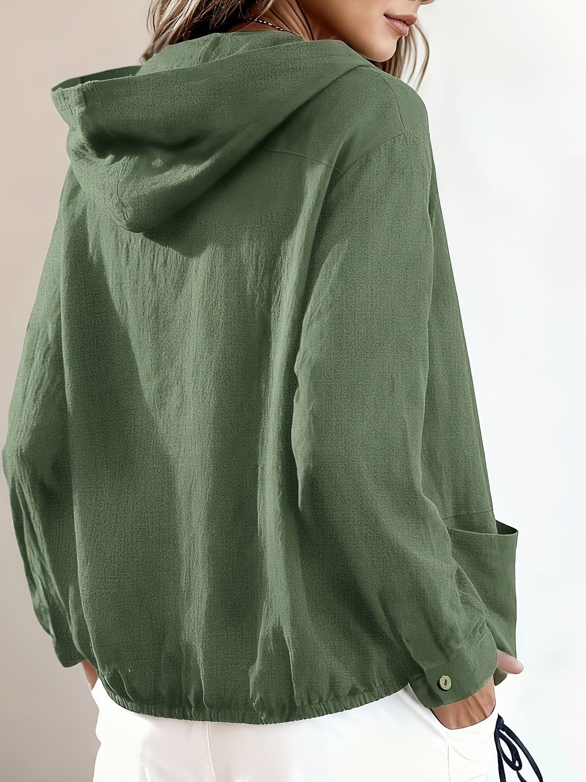 Antonia | Chaqueta con Capucha que Ajustas a tu Cintura