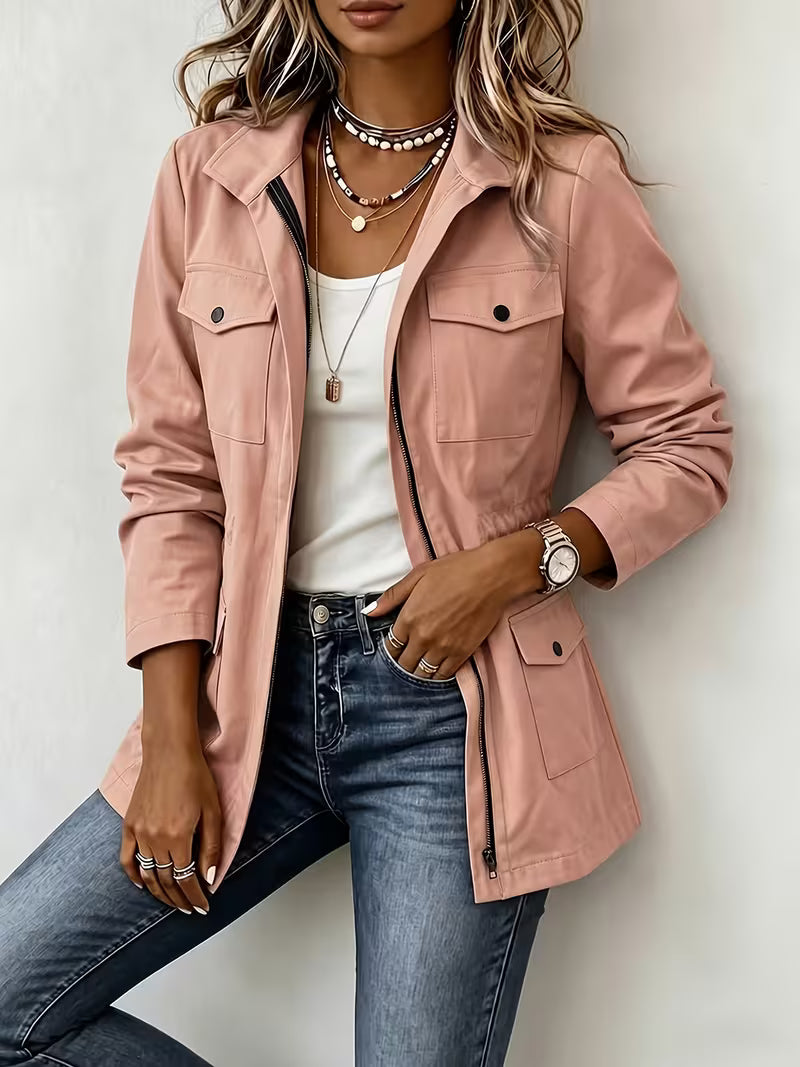 Renata | Chaqueta Utilitaria con Bolsillos