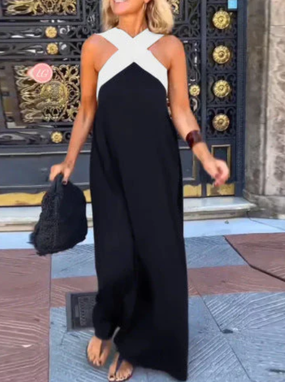 MARTINUCA™ Vestido de corte cruzado