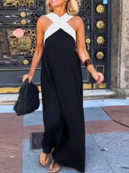 MARTINUCA™ Vestido de corte cruzado
