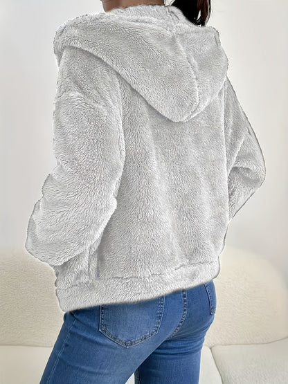 Chaqueta Laura en gris claro, vista trasera