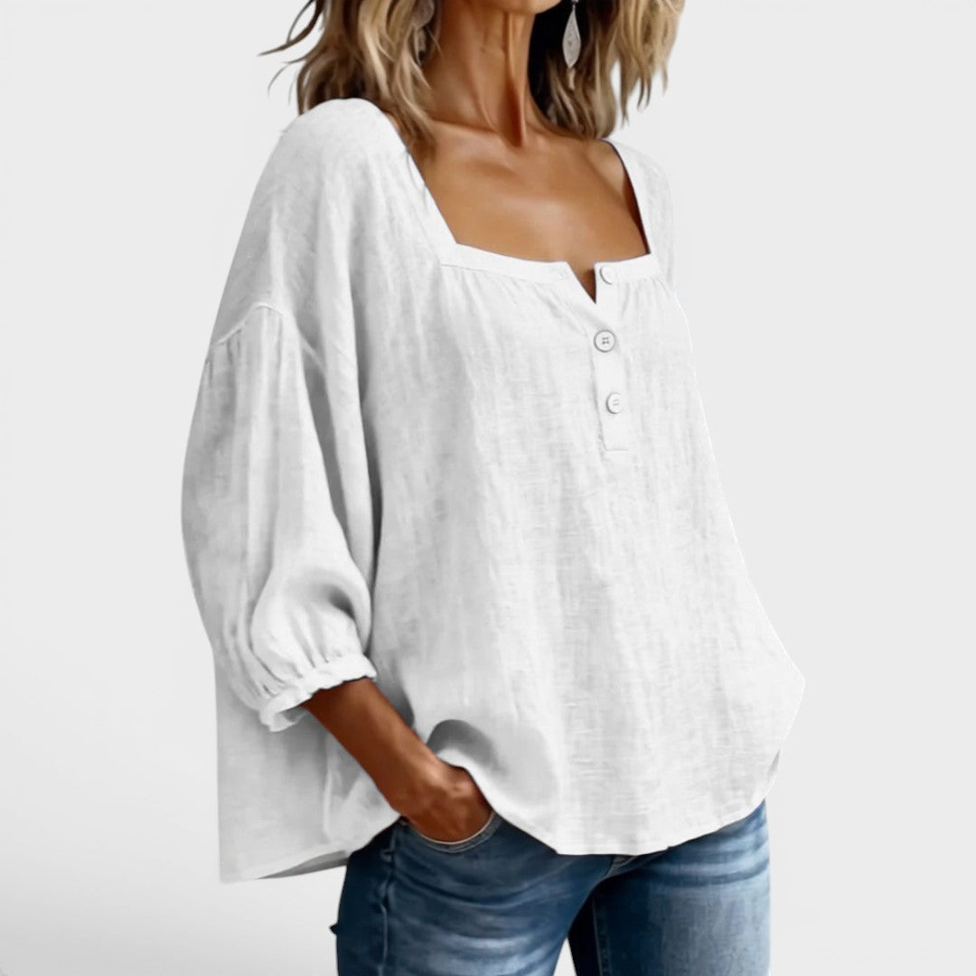 SILVIA™ Brilla con Estilo  | Blusa Casual Elegante