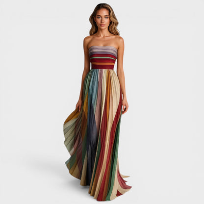 MONICA™  Elegante Fluidez: Vestido Max 