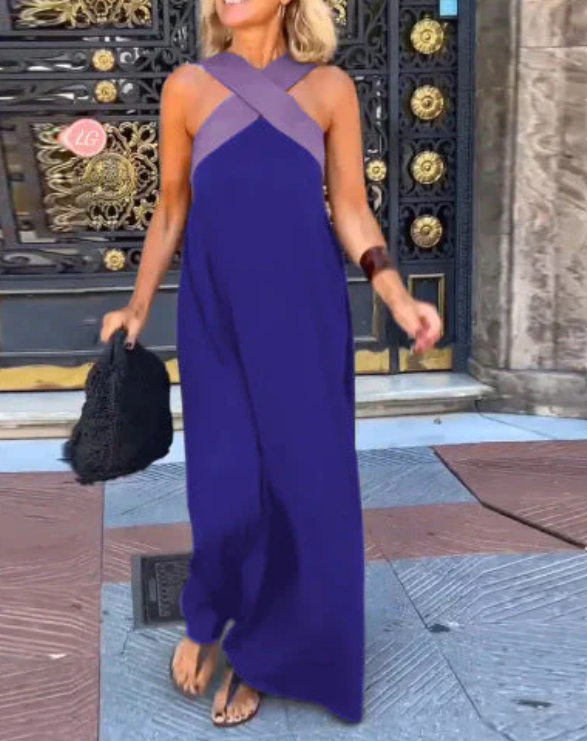 MARTINUCA™ Vestido de corte cruzado